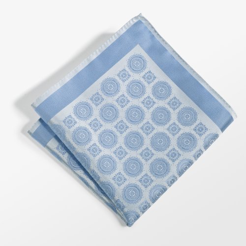 Silk Medallion Pocket Square