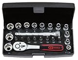 Produkt-Bild: KS Tools 911.0623 KS Tools Superlock Steckschl&uuml;sselsatz 0,6 cm (0,25 Zoll); 23-teilig