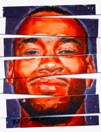 Limited Edition Artwork, Theme: Sport & Entertainment, Oil on Canvas, Custom Order: Completely Handpainted Painting from Motif #R3867, Free to Choose Realistic or Impressionistic Style, Stripes size: No Stripes At All Or Choose S/M/L/XL/XXL, Unframed, Canvas Size 18
