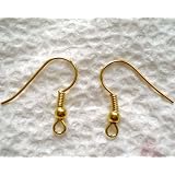 22KGoldPlatedSurgicalSteelHypo-AllergenicEarringHooks(100)
