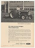IMAGE OF 1969 Ford 3000 Tractor Flail Mower Photo Print Ad