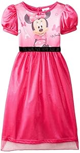Disney Little Girls'  Minnie Mouse Costume Sleep Gown, Pink, 3T