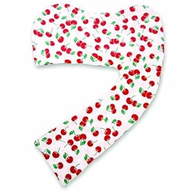 Dreamgenii Pregnancy Support and Feeding Pillow - Pillow Cover - Bowl of Cherries
