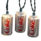 Kurt Adler CC0748DC Diet Coke Can Light Set, 10 Light