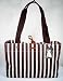 Kate Spade Victoria Brown Stripe Baby Diaper Bag Tote