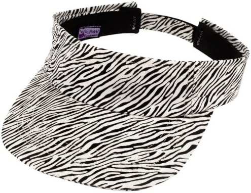 Madcapz Women's EZ Zebra Golf Visor
