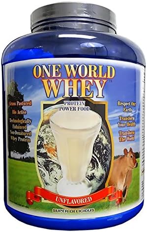 One World Whey - Unflavored 5 Lb - New and Improved, Technologically Enhanced Protein Formula