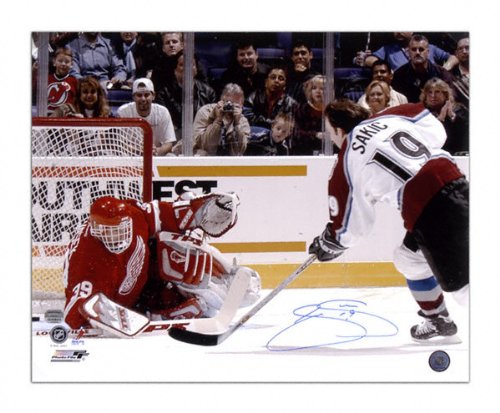 Buy Joe Sakic Colorado Avalanche Autographed 16x20 Photograph by Mounted Memories