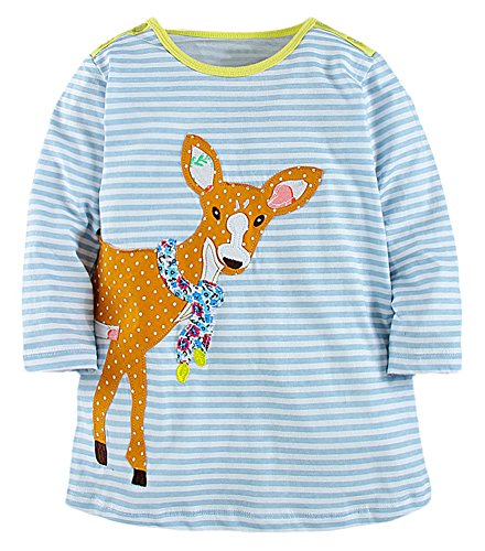 Fiream Girls Crewneck Long Sleeve Dress(S0101,18M)