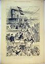 1879 ZULU WAR SKETCH EN ROUTE CAPTAIN COXWELL PRINT