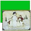 Snow Family Christmas Cards -