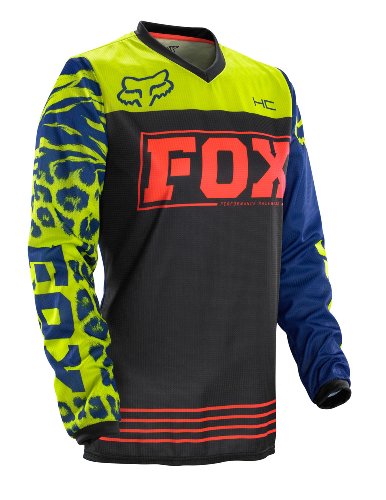 Fox Racing 2014 Women's HC Jersey (XX-LARGE) (BLACK/BLUE)