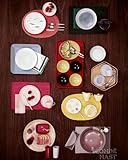 House & Garden Melamine Dinnerware Photograph, Framed Print (18x24-inch)