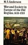 War and Society in Europe of the Old Regime, 1618-1789