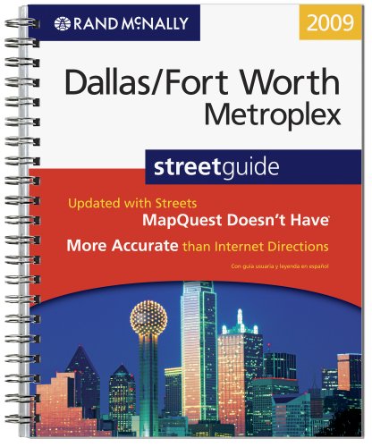 rand mcnally 2009 dallasfort worth metroplex texas street guide