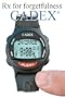 12 Alarm e-pill Medication Reminder Watch. CADEX Alarm Watch with Medical Alert Identification ID. BLACK watch.