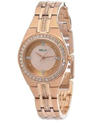 Relic by Fossil Queens Court Gold Tone Womens Watch ZR11962