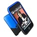 iFrogz Touch 2G & 3G Luxe Soft Touch Crystal Case - Blue/Black