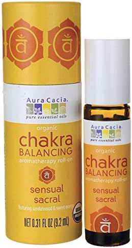 Chakra Balancing Roll Ons Sensual Sacral ORGANIC 0.31 fl. Oz(pack of 2)