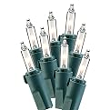 Philips 100-Bulb String Lights 3-pk. - Clear/ Green Wire