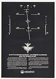 1972 Vought A-7 Aircraft HUD Head-Up Display French Print Ad