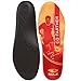 Sole Unisex Dean Karnazes Signature Edition Insole,Red/Yellow,Men's 10.5-11 M/Women's 12.5-13 M