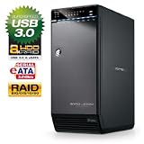 Fantec QB-X8US3R externe Festplatten-Array (8,9 cm (3,5 Zoll), 8-fach, RAID, eSATA, 2x 80mm L&uuml;fter, USB 3.0) schwarz