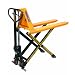 Wesco 272754 Manual High Lift Telescoping Pallet Truck with Loop Handle, Polyurethane Wheels, 2200 lbs Load Capacity, 48-1/2" Height, 44-1/2" Length x 27" Width
