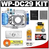 Search : Canon WP-DC29 Waterproof Underwater Housing Case with Battery + WW-DC1 Weights + Accessory Kit for PowerShot SD1200 IS Digital Camera