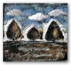 Landscape IV by Miguel Paredes 12"x12" Art Print Poster Latin