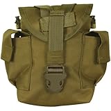 Coyote Brown Modular 1 Quart Canteen Cover (Army, Military, Police, & Security Type)
