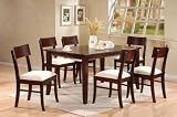 Cappuccino 5 Piece Dining Set By Coaster Furniture