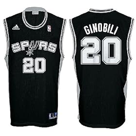 Manu Ginobili San Antonio Spurs Youth NBA Replica Basketball Jersey By Adidas