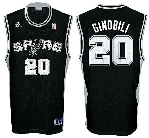 Manu Ginobili San Antonio Spurs Youth NBA Replica Basketball Jersey by Adidas (L=14-16)