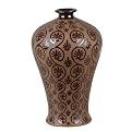 Milano Ceramic Vase - Chocolate (17")