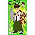 Ben 10 - Grandson Birthday Card With Badge