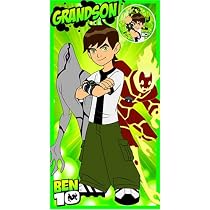 Ben 10 - Grandson Birthday Card With Badge