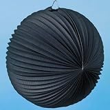 Black Paper Party Lanterns (6 pc)