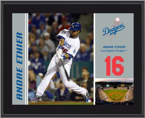 Andre Ethier Plaque | Details: Los Angeles Dodgers, Sublimated, 10x13, MLB Plaque