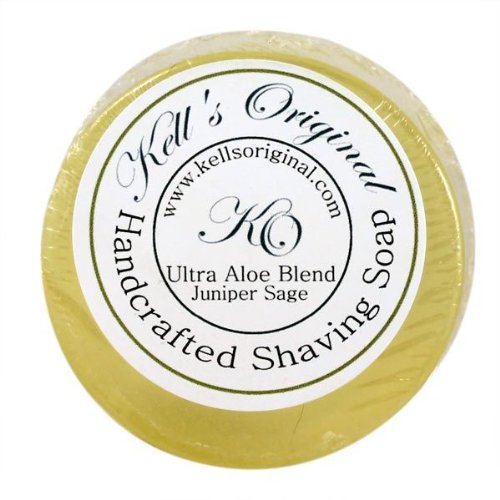 Juniper Sage Soap Cake 2.7oz shave soap by Kell's Original