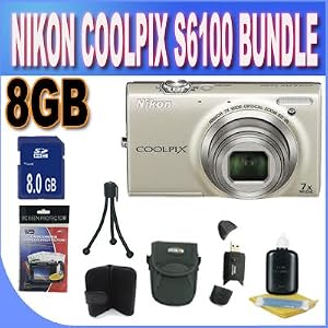 Nikon Coolpix S6100 16 Mp Digital Camera
