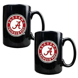 Alabama Crimson Tide NCAA 2pc Coffee Mug Set by Great American Products
