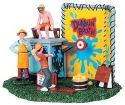Lemax Carnival Village Dunkin' Booth Table Piece #93765