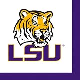 Louisiana State University Cocktail Paper Napkins 36 Pack