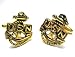 United States Navy Gold Anchor Cufflinks (Part of the USA Collection)