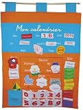 Taldec - 7768 - Décoration de Fête - Calendrier Tissu