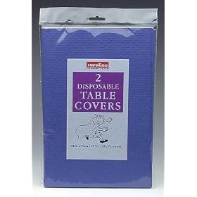 Disposable Tablecovers (pack of 2, Caroline brand) - Royal Blue