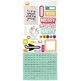 American Crafts 283-Piece Amy Tangerine Plus One Accent and Phrase Stickers
