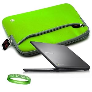 Samsung Chromebook Case Sleeve for All Models of the Samsung Series 5 ( Green )