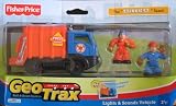Geo Trax Rail & Road System Lights & Sound Vehicle: Dumpster Hugh & Vern - The
